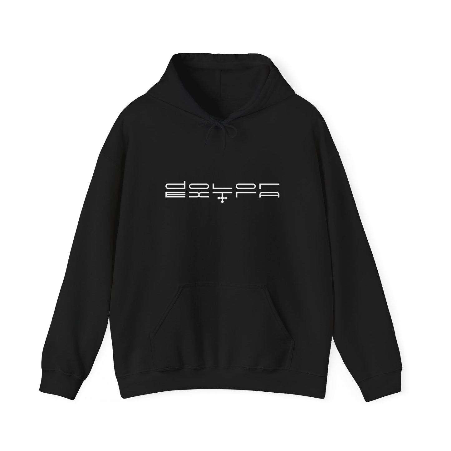 Black Pullover Hoodie | Heavy Blend Hoodie | DOLOR EXTRA