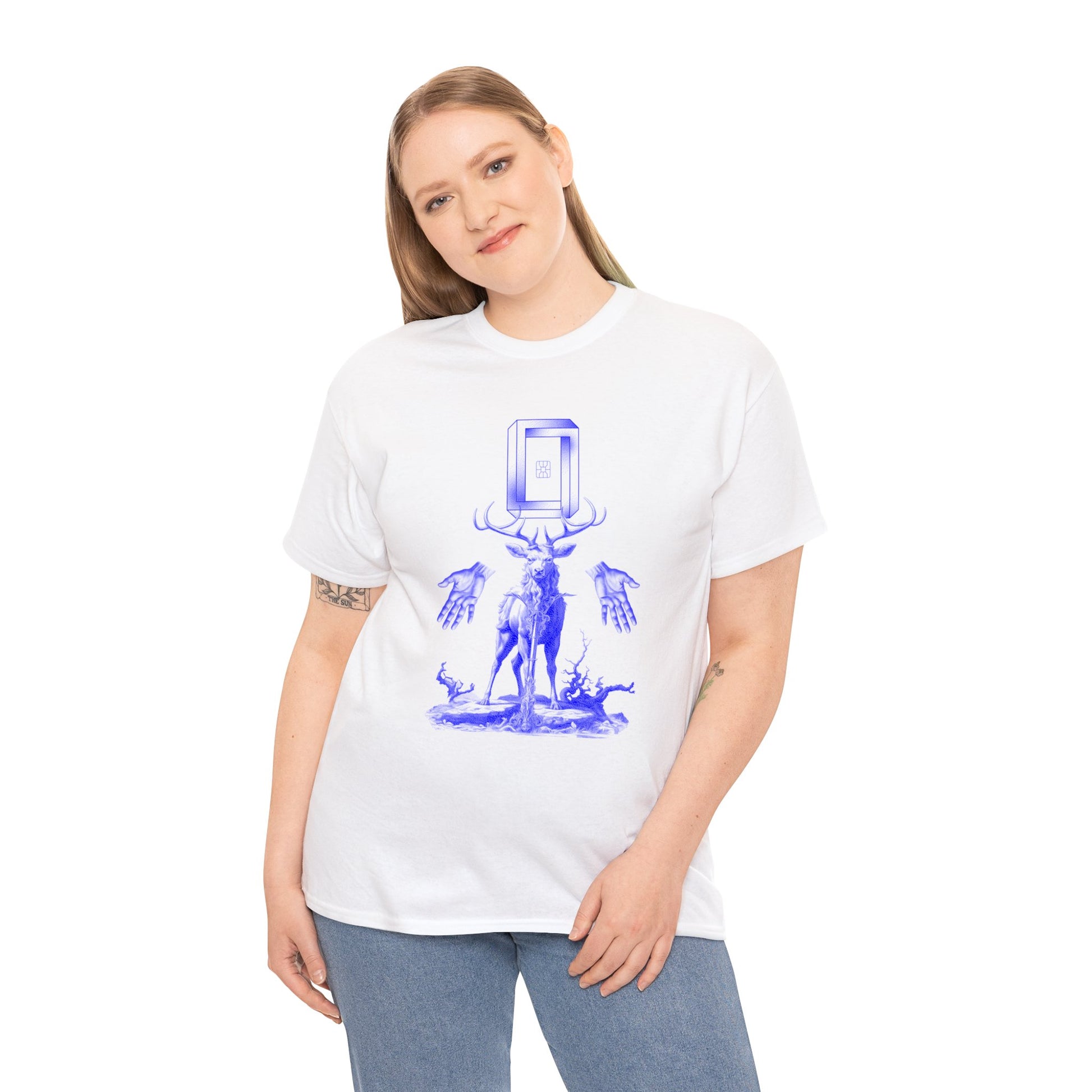 Deer Graphic T-shirt | Personalized Cotton Tees | DOLOR EXTRA