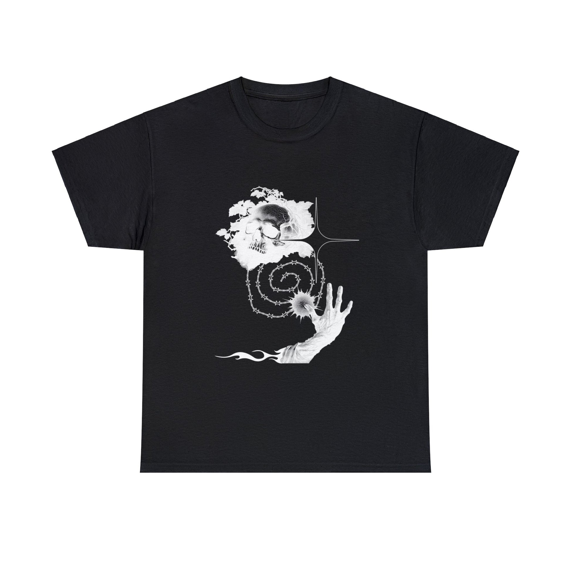 Cast a Spell Black Tee | Crew Neck Tees | DOLOR EXTRA